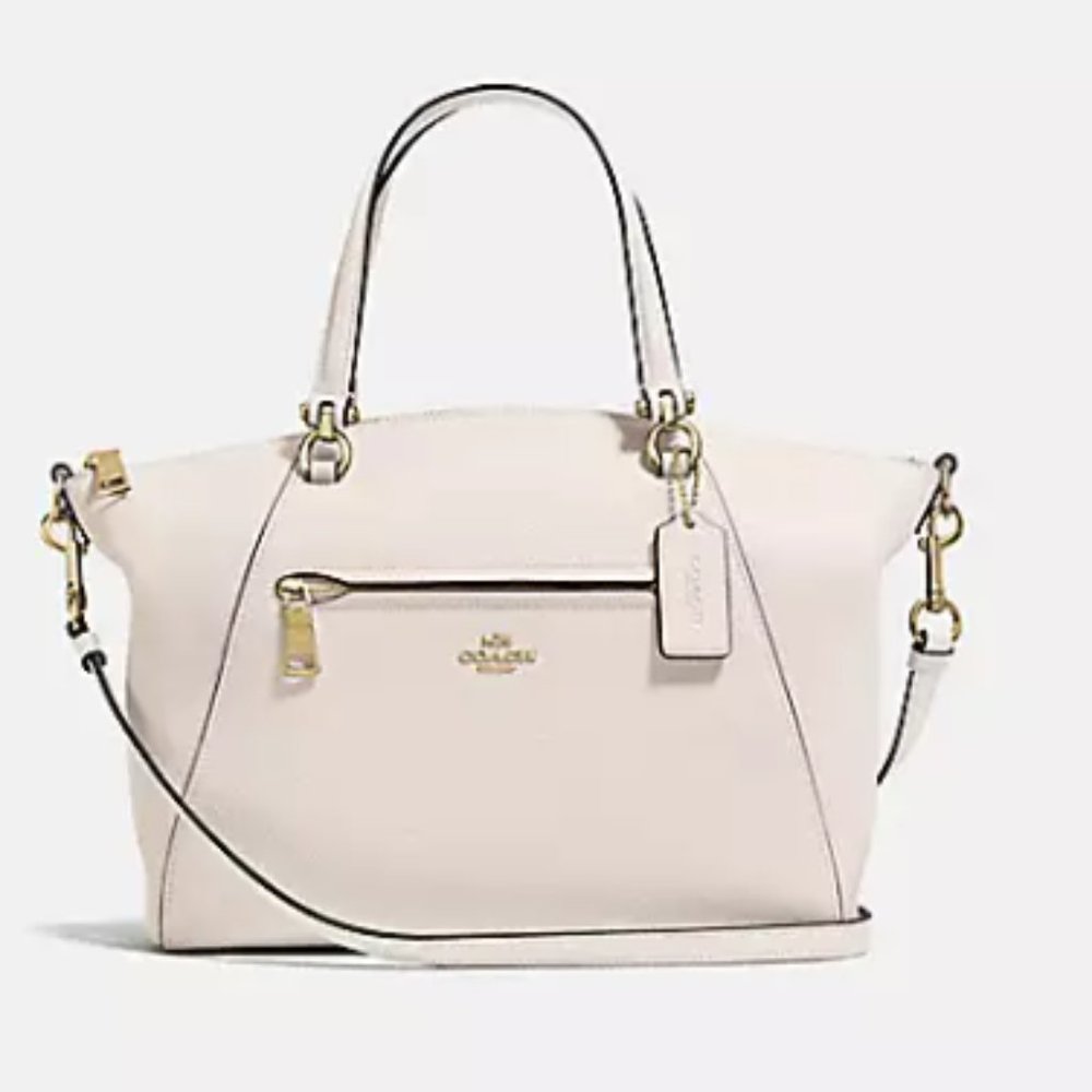 Coach White Prairie Satchel